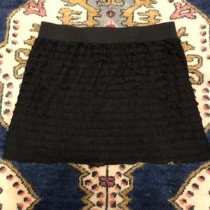 Lauren Conrad Black Ruffle Skirt Size XL